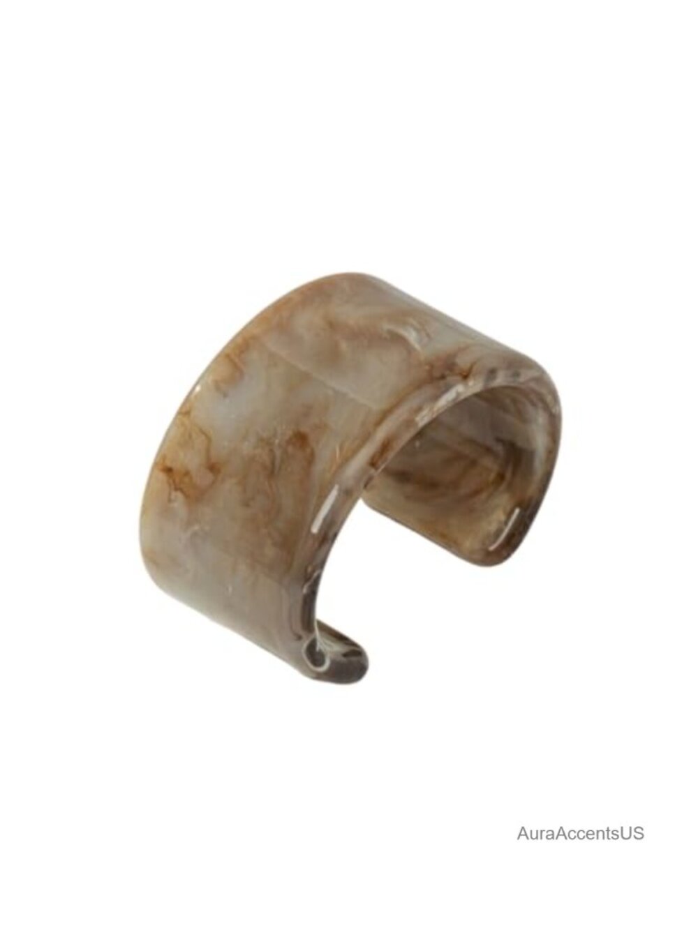 Acrylic Resin Cuff Bracelet Open Geometric Lightweight Chunky Bangle for Women